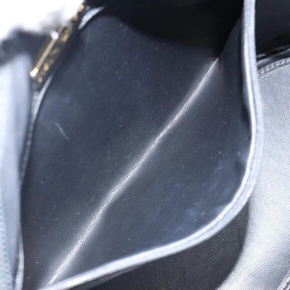 SAINT LAURENT Tote Bag Leather Black Gold Auth bs29495 - Picture 13 of 16